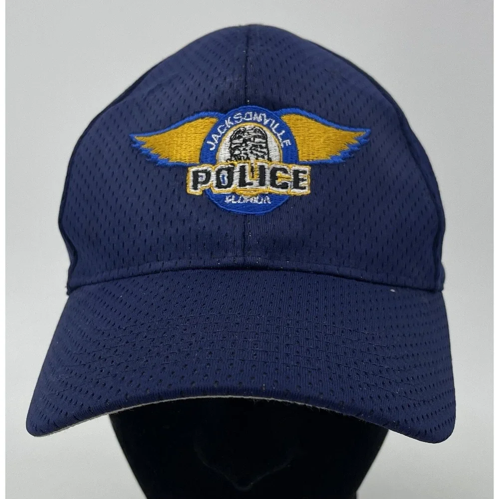 Jacksonville‎ Sheriff's Office Traffic Unit Motor Wings Blue Perforated Hat VHTF